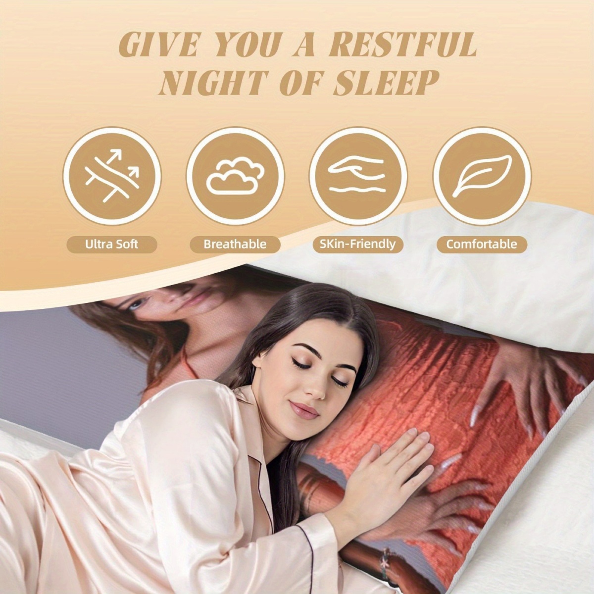 ปลอกหมอนอิงลายภาพถ่ายสั่งทำพิเ - Home Textiles Usa บทวิจารณ์และราคา