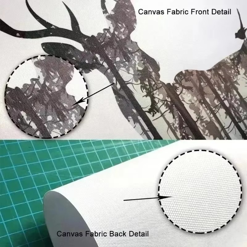 (ไม่มีกรอบ) ภาพวาดบนผ้าใบแบบแบ - Home Textiles Usa บทวิจารณ์และราคา